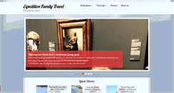 Desktop Screenshot of expeditionfamilytravel.com